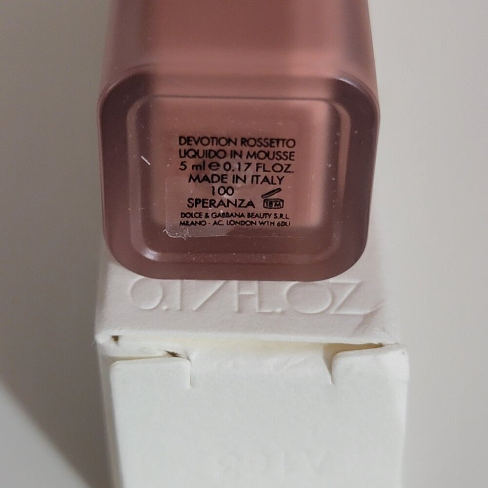 DOLCE GABBANA Everkiss Devotion Liquid Lipstick Mousse with Box - Picture 11 of 15